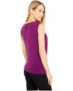 Calvin Klein Shirts & Tops Solid Pleat Neck Cami -Outlet Calvin Klein Store 614k7zolZ8L. AC SR736920