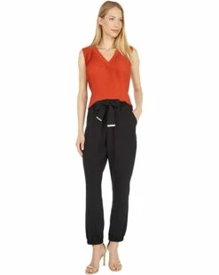 Calvin Klein Shirts & Tops Sleeveless V-Neck Pleated Top -Outlet Calvin Klein Store 61HPiVnLFzS. AC SR736920