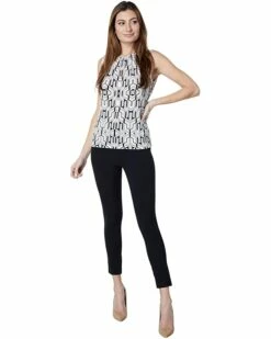 Calvin Klein Shirts & Tops Printed Sleeveless Pleat Neck Cami -Outlet Calvin Klein Store 61M51caJ53L. AC SR736920