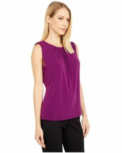 Calvin Klein Shirts & Tops Solid Pleat Neck Cami -Outlet Calvin Klein Store 61OtkZ4z9L. AC SR736920