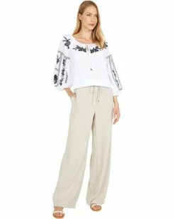 Calvin Klein Shirts & Tops 3/4 Sleeve Blouse with Embroidery -Outlet Calvin Klein Store 61RgdKpzo2S. AC SR736920