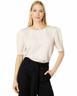 Calvin Klein Shirts & Tops Short Puff Sleeve Blouse