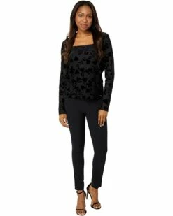 Calvin Klein Shirts & Tops Velvet Burnout 3/4 Sleeve Top -Outlet Calvin Klein Store 61e0iU9DsL. AC SR736920