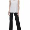 Calvin Klein Shirts & Tops Sleeveless Ruffle Neck Blouse