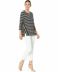Calvin Klein Shirts & Tops Long Sleeve Striped Shirt w/ Split Angle Hem -Outlet Calvin Klein Store 61gNxcDrbyS. AC SR736920