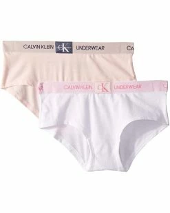Calvin Klein Kids Underwear & Intimates 2-Pack Monogram Hipster (Little Kids/Big Kids)