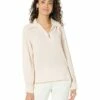 Calvin Klein Shirts & Tops Collared Long Sleeve Blouse with Button Detail At Cuff