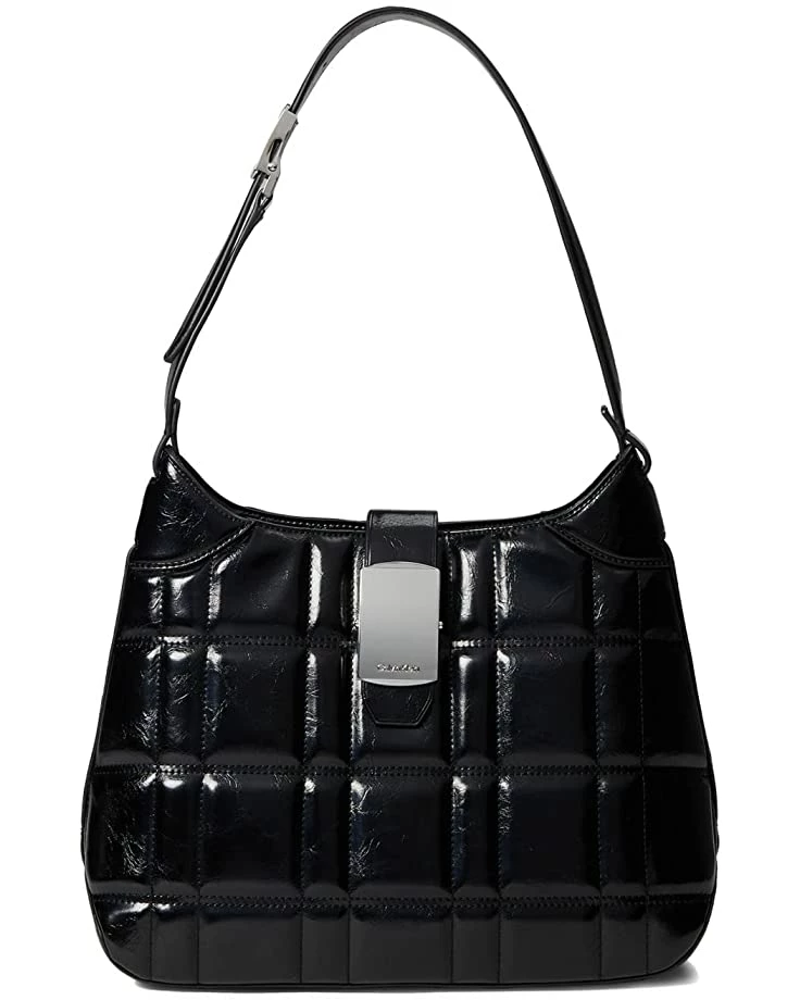 Calvin Klein Handbags Frankie Glazed Quilted Novelty Shoulder Bag 1 Calvin Klein Handbags Frankie Glazed Quilted Novelty Shoulder Bag