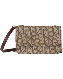 Calvin Klein Handbags Avianna Shadow Jacquard Wallet On a String