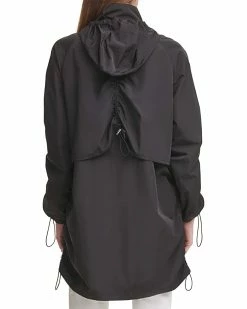 Calvin Klein Coats & Outerwear Long Jacket w/ Rouching and Belt -Outlet Calvin Klein Store 716xnOSNHUL. AC SR736920