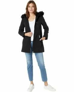Calvin Klein Coats & Outerwear Faux Fur Trimmed Anorak -Outlet Calvin Klein Store 71C3S9TSrhL. AC SR736920