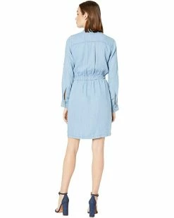 Calvin Klein Dresses Button Front Elastic Waist Denim Dress -Outlet Calvin Klein Store 71DRaBv5dGL. AC SR736920