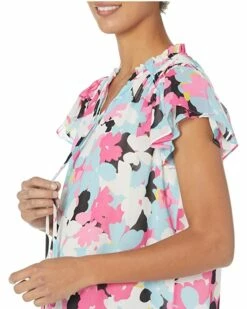 Calvin Klein Shirts & Tops Flutter Sleeve Blouse w/ Smocking -Outlet Calvin Klein Store 71K5LGvF8lS. AC SR736920