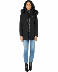 Calvin Klein Coats & Outerwear Hooded Jacket with Faux Fur Trim and Packable Bib Insert 9 Calvin Klein Coats & Outerwear Hooded Jacket with Faux Fur Trim and Packable Bib Insert -Outlet Calvin Klein Store 71MUOrEZqUL. AC SR736920