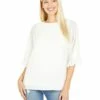 Calvin Klein Shirts & Tops Ruffle Sleeved Blouse with Knit Trim