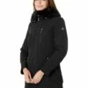Calvin Klein Coats & Outerwear Faux Fur Trimmed Anorak