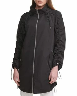 Calvin Klein Coats & Outerwear Long Jacket w/ Rouching and Belt -Outlet Calvin Klein Store 71QGRApMkOL. AC SR736920