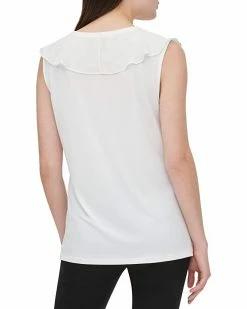 Calvin Klein Shirts & Tops Sleeveless Chiffon Blouse w/ Buttons -Outlet Calvin Klein Store 71QqcLeTqL. AC SR736920
