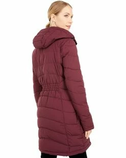Calvin Klein Coats & Outerwear Zip Front Stretch Walker Length Coat with Hood and Side Pockets -Outlet Calvin Klein Store 71TBxSv ImL. AC SR736920