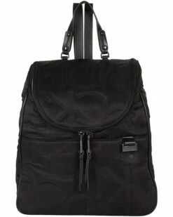 Calvin Klein Backpacks Suzannah Puff Embossed Nylon Backpack