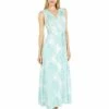 Calvin Klein Dresses Printed Maxi Dress with Self Tie Waist