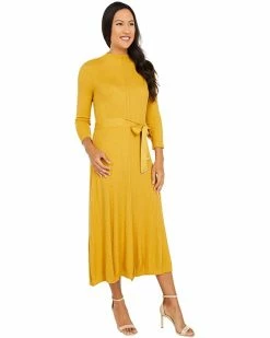 Calvin Klein Dresses Midi Sweaterdress with Self Tie Belt -Outlet Calvin Klein Store 71evaCAoXUL. AC SR736920