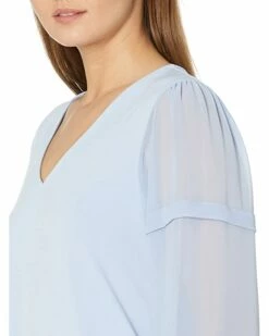 Calvin Klein Shirts & Tops V-Neck Blouse with Pleated Sleeves -Outlet Calvin Klein Store 71occy7ddRL. AC SR736920