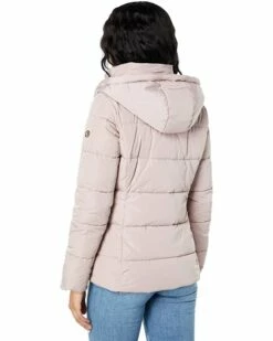 Calvin Klein Coats & Outerwear Short Faux Fur Trimmed Puffer with Bib -Outlet Calvin Klein Store 71xu8FF 1TL. AC SR736920