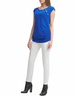 Calvin Klein Shirts & Tops Sleeveless Top w/ Button Detail -Outlet Calvin Klein Store 71y qcIvXML. AC SR736920