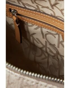 Calvin Klein Handbags Key Item Signature Satchel -Outlet Calvin Klein Store 81 4sQegc4L. AC SR736920