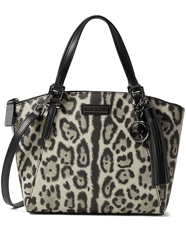 Calvin Klein Handbags Key Item Printed Leopard Crossbody 1 Calvin Klein Handbags Key Item Printed Leopard Crossbody
