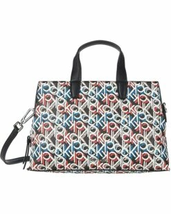 Calvin Klein Handbags Neat Graffti Scattered Logo Satchel