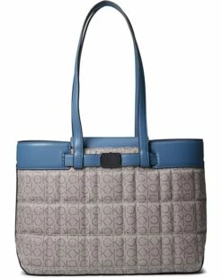 Calvin Klein Handbags Frankie Quilted Logo Tote