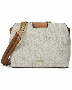 Calvin Klein Handbags Finley Signature Satchel