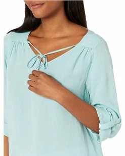 Calvin Klein Shirts & Tops Ruffle Sleeve Blouse w/ Tie Collar -Outlet Calvin Klein Store 81a8k6VF8qS. AC SR736920