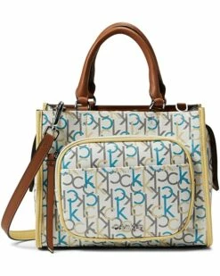 Calvin Klein Handbags Sawyer Signature Satchel -Outlet Calvin Klein Store 81lHW d4SuL. AC SR736920
