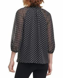 Calvin Klein Shirts & Tops Blouse with 3/4 Sleeve and Tie At Neck 5 Calvin Klein Shirts & Tops Blouse with 3/4 Sleeve and Tie At Neck -Outlet Calvin Klein Store 81pcV6gs2hL. AC SR736920