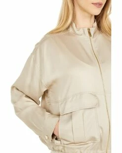 Calvin Klein Coats & Outerwear Crop Zip-Up Jacket -Outlet Calvin Klein Store 81uYmNcvS. AC SR736920
