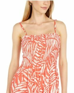 Calvin Klein Jumpsuits & Rompers Tropical Print Jumpsuit with Smocked Bodice -Outlet Calvin Klein Store 81yBeNp7yAS. AC SR736920