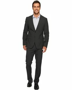 Calvin Klein Coats & Outerwear Slim Fit Two-Button Notch Lapel End on End Bi-Stretch Infinite Style Jacket -Outlet Calvin Klein Store 81yBhKO9XbL. AC SR736920