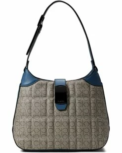 Calvin Klein Handbags Frankie Quilted Logo Shoulder Bag